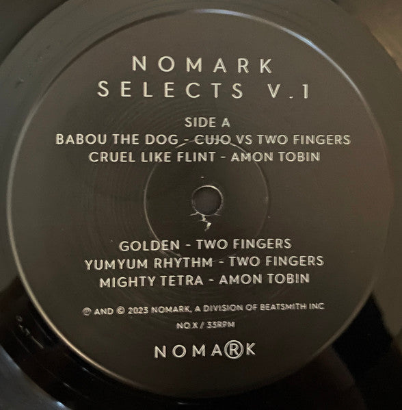 Amon Tobin, Two Fingers, Cujo : Nomark Selects V​.​1 (LP, Comp, Ltd)