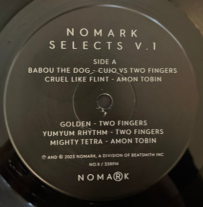 Amon Tobin, Two Fingers, Cujo : Nomark Selects V​.​1 (LP, Comp, Ltd)