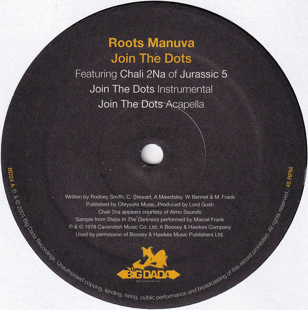 Roots Manuva : Join The Dots / Ital Visions (12", Single)