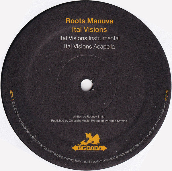 Roots Manuva : Join The Dots / Ital Visions (12", Single)