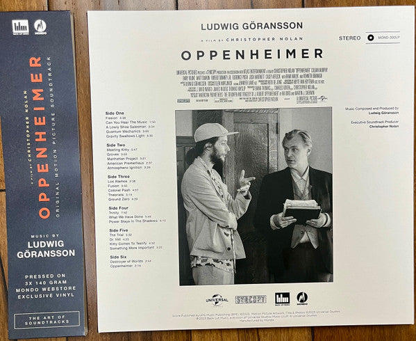 Ludwig Göransson : Oppenheimer (Original Motion Picture Soundtrack) (3xLP, Album, Yel)