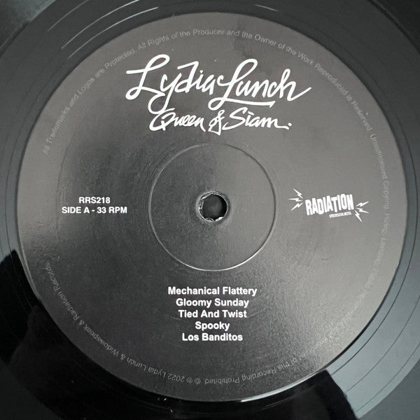 Lydia Lunch : Queen Of Siam (LP, Album, RE)