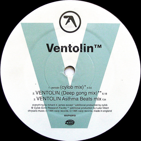 Aphex Twin : Ventolin E.P (The Remixes) (12", EP)