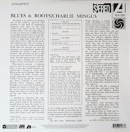 Charlie Mingus* : Blues & Roots (2x12", Album, RE, RM, RTI)