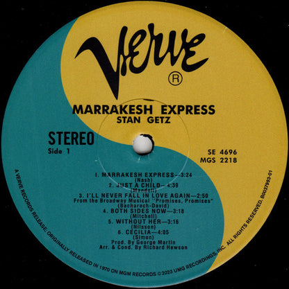 Stan Getz : Marrakesh Express (LP, Album, RE, 180)