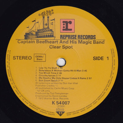 Captain Beefheart And The Magic Band : Clear Spot (LP, Album, RE)