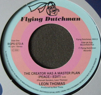 Leon Thomas / Louis Armstrong & Leon Thomas : The Creator Has A Master Plan (Peace) (7", Single)