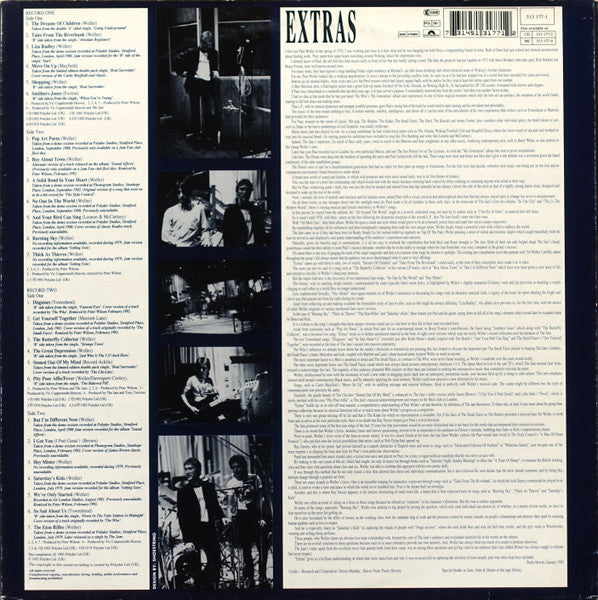 The Jam : Extras (2xLP, Comp)