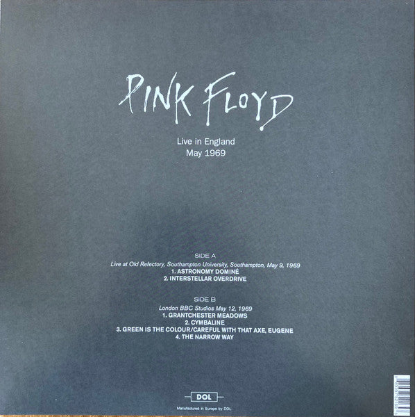 Pink Floyd : Live In England - May 1969 LP, Pic, Unofficial