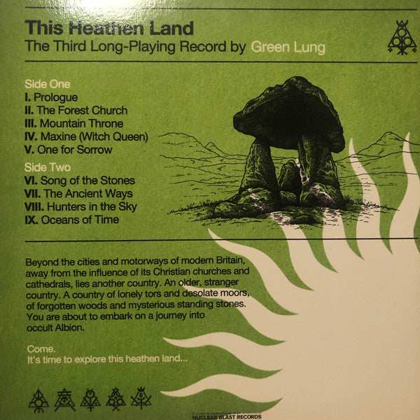 Green Lung : This Heathen Land  (LP, Album, Ltd, Gre)