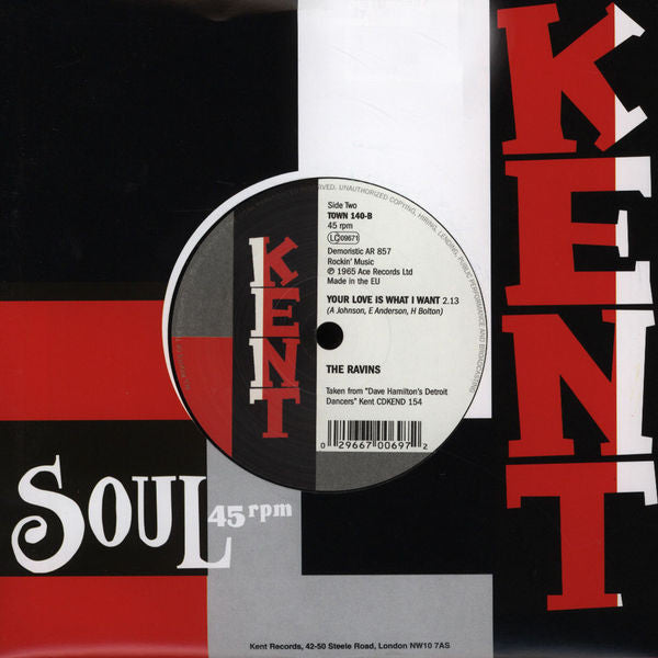 The Antellects / The Ravins : Love Slave / Your Love Is What I Want (7")