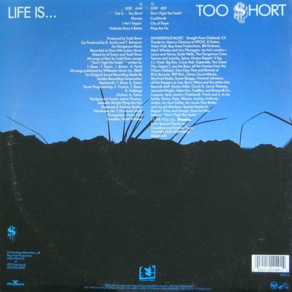 Too $hort* : Life Is...Too $hort (LP, Album)