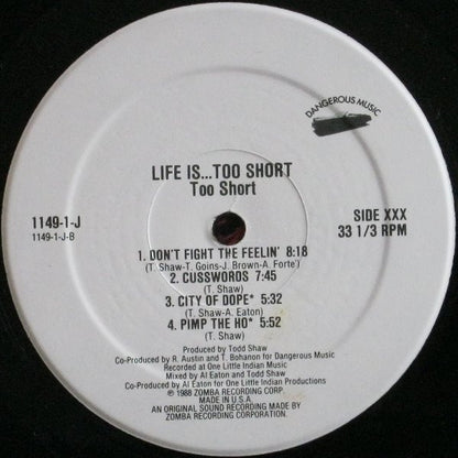 Too $hort* : Life Is...Too $hort (LP, Album)