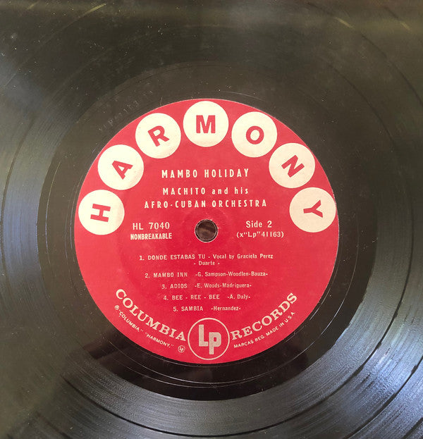 Machito And His Afro-Cuban Orchestra* : Mambo Holiday (LP, Album, Comp)