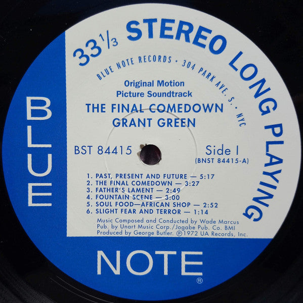 Grant Green : The Final Comedown - Original Motion Picture Soundtrack (LP, Album, RE)