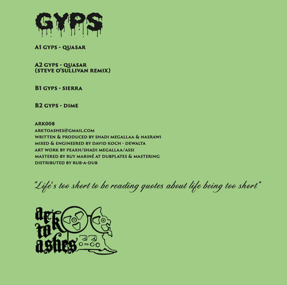Gyps : Quasar Ep (12", EP)