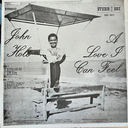 John Holt : A Love I Can Feel (LP, Album, RE)