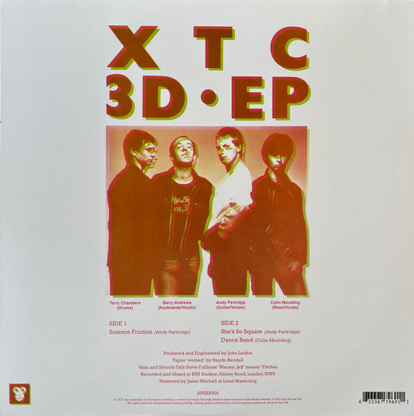 XTC : 3D • EP (10", EP, Ltd, RE, Eco)