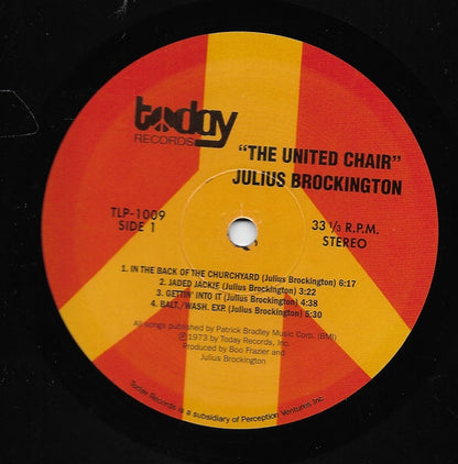 Julius Brockington : The United Chair (LP, Album, RE)