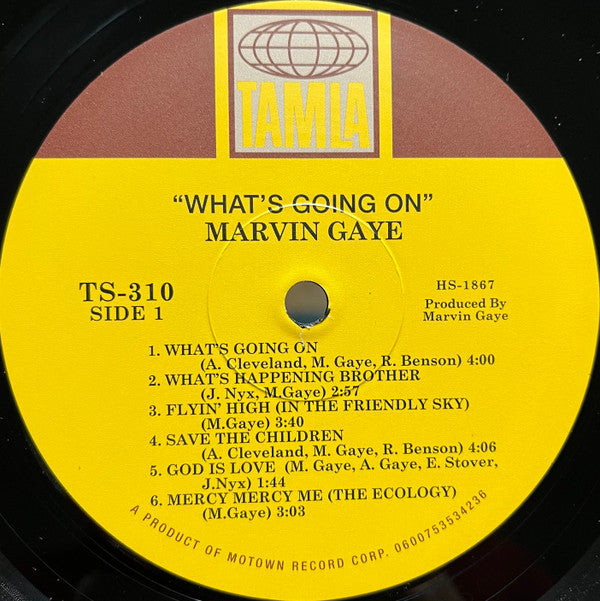 Marvin Gaye : What's Going On (LP, Album, RE, 180)