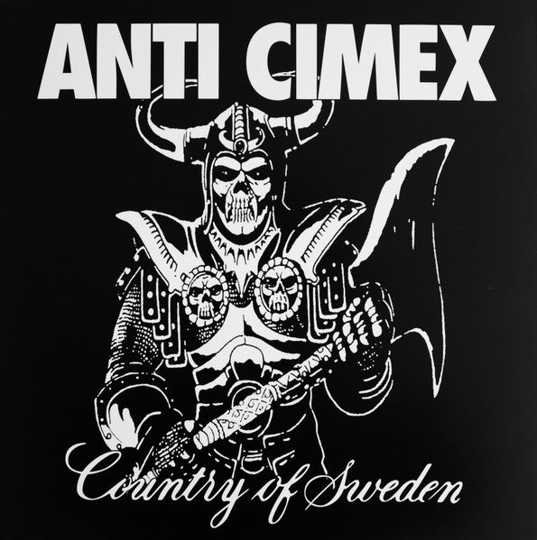 Anti Cimex : Country Of Sweden (LP, Album, Ltd, RE, Whi)