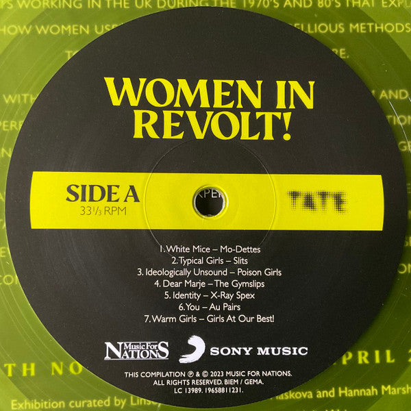 Various : Women In Revolt! Underground Rebellion In British Music — 1977-1985 (LP, Comp, Ltd, Neo)