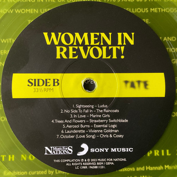 Various : Women In Revolt! Underground Rebellion In British Music — 1977-1985 (LP, Comp, Ltd, Neo)