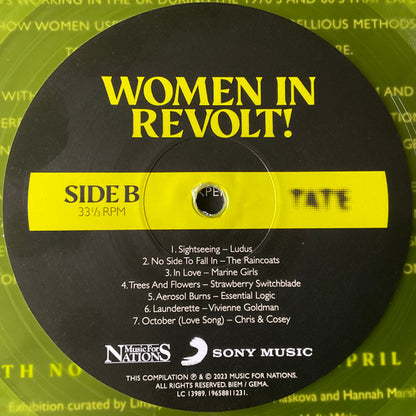 Various : Women In Revolt! Underground Rebellion In British Music — 1977-1985 (LP, Comp, Ltd, Neo)