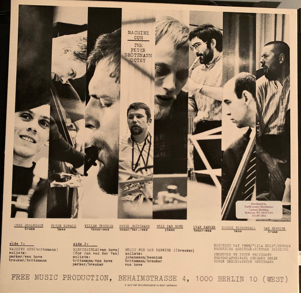 The Peter Brötzmann Octet* : Machine Gun (LP, Album, RE)
