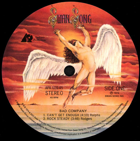 Bad Company (3) : Bad Company (2x12", Album, Ltd, Num, RE, RM, 180)