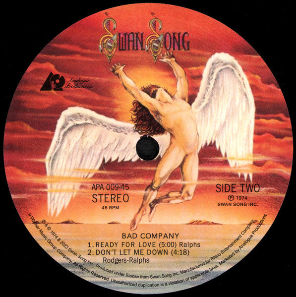 Bad Company (3) : Bad Company (2x12", Album, Ltd, Num, RE, RM, 180)