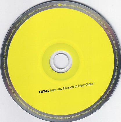 New Order & Joy Division : Total (From Joy Division To New Order) (CD, Comp)