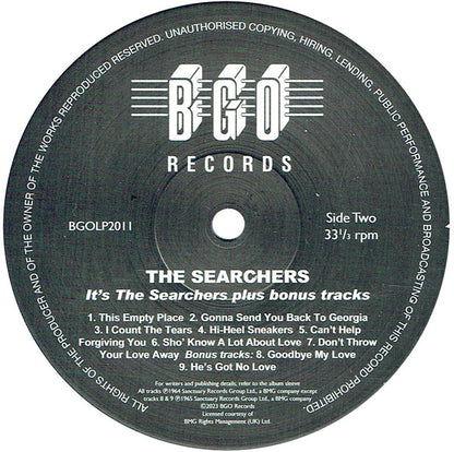 The Searchers : It's The Searchers (LP, Album, Mono, RE, RM)