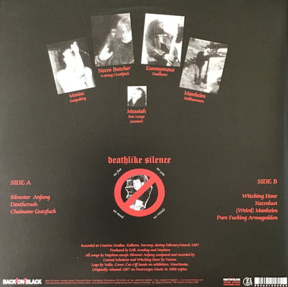 Mayhem : Deathcrush (12", EP, Ltd, RE, Cle)