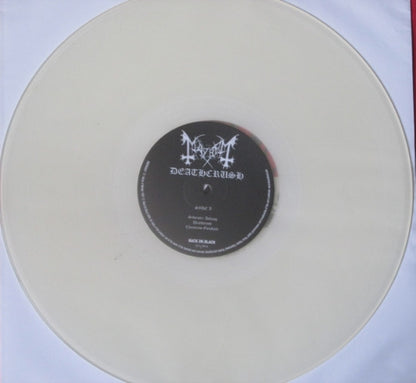 Mayhem : Deathcrush (12", EP, Ltd, RE, Cle)