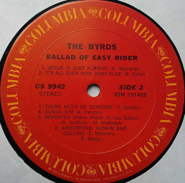 The Byrds : Ballad Of Easy Rider (LP, Album, RE)