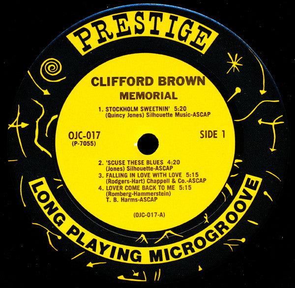 Clifford Brown : Memorial (LP, Comp, Mono, RE, RM, Ter)