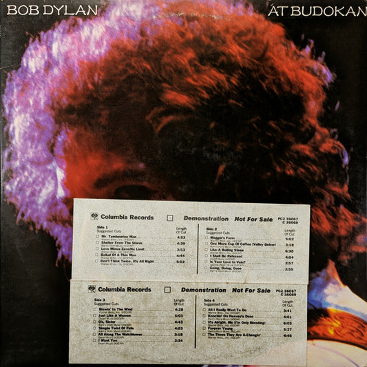 Bob Dylan : Bob Dylan At Budokan (2xLP, Album, Promo, Ter)