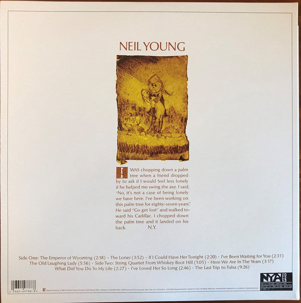 Neil Young : Neil Young (LP, Album, RE, Gat)