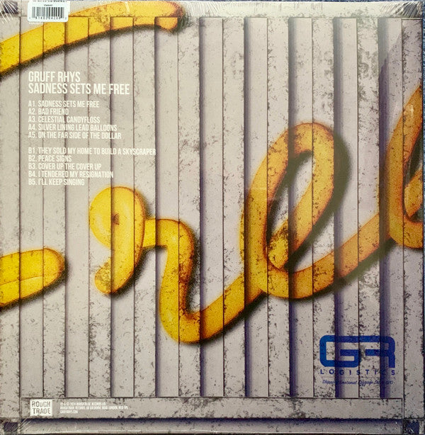 Gruff Rhys : Sadness Sets Me Free (LP, Album, Ltd, Bro)
