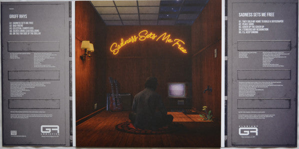 Gruff Rhys : Sadness Sets Me Free (LP, Album, Hon + 7", Single, Etch, Etc + Ltd, Num)