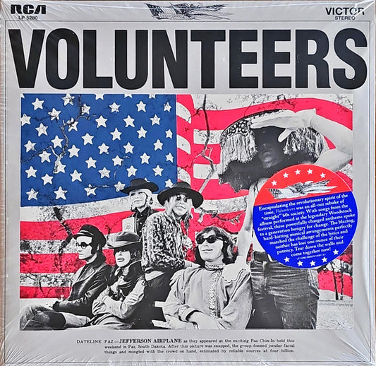 Jefferson Airplane : Volunteers (LP, Album, RE, RP, Gat)