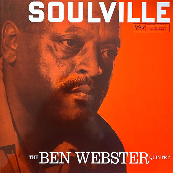 The Ben Webster Quintet : Soulville (LP, Album, Mono, RE, 180)