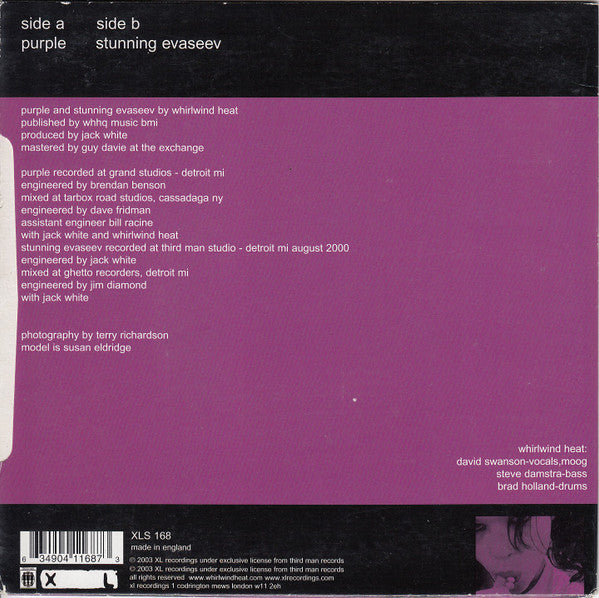 Whirlwind Heat : Purple (7", Single)