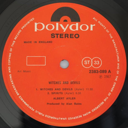 Albert Ayler : Witches & Devils (LP, Album, RE, Gat)