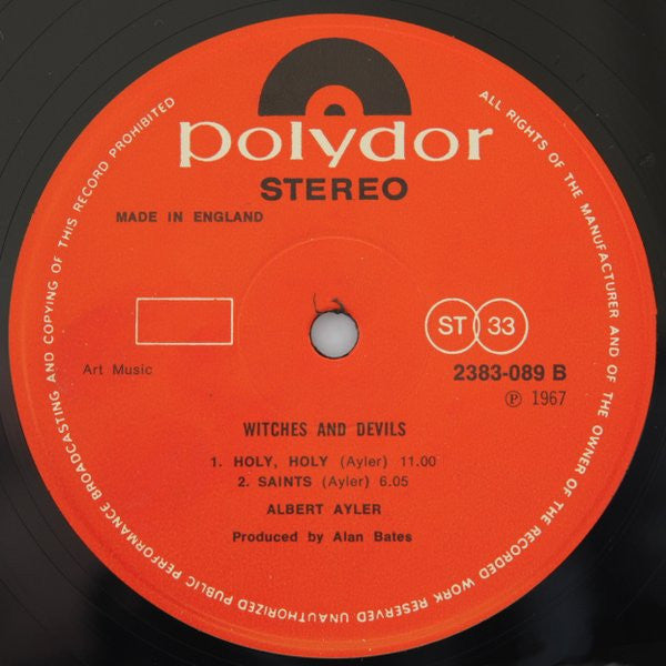 Albert Ayler : Witches & Devils (LP, Album, RE, Gat)