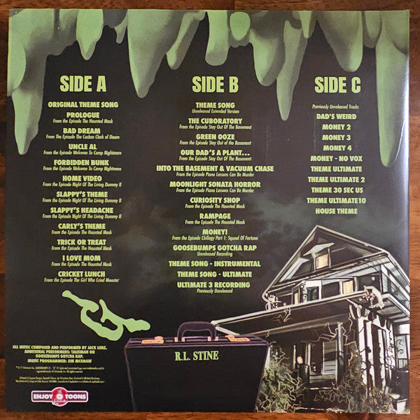 Jack Lenz : Goosebumps (Original Television Soundtrack) (LP, Gre + LP, S/Sided, Bla + Dlx, Ltd)