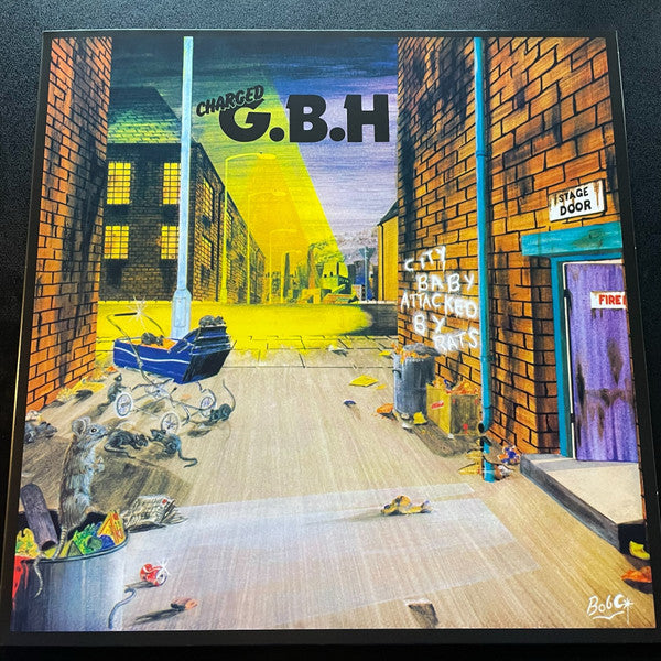 G.B.H. : City Baby Attacked By Rats (LP, Album, Ltd, RE, Cle)