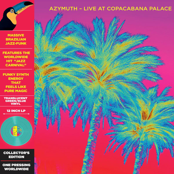 Azymuth : Live At The Copacabana Palace (LP, Album, Ltd, RE, Blu)