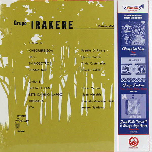 Grupo Irakere* : Grupo Irakere (LP, Album, RE)